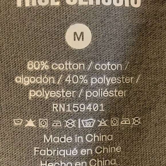 True Classic Men's Cotton Button Stretch Short Sleeve Pullover Polo Shirt Size M - Picture 7 of 10